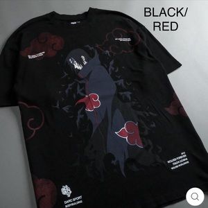 DARC SPORT X NARUTO “ ITACHI” BLACK/RED AKATSUKI SHIRT